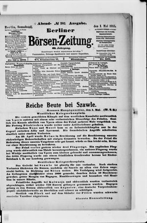 Berliner Börsen-Zeitung on May 1, 1915