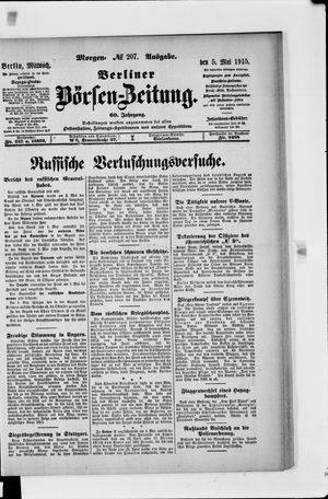 Berliner Börsen-Zeitung vom 05.05.1915