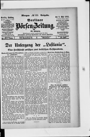 Berliner Börsen-Zeitung vom 09.05.1915