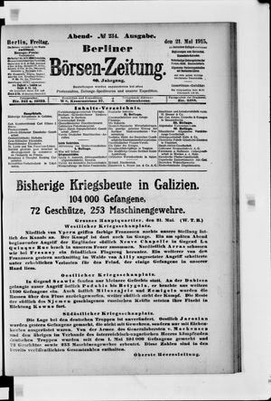 Berliner Börsen-Zeitung vom 21.05.1915
