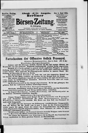Berliner Börsen-Zeitung vom 04.06.1915