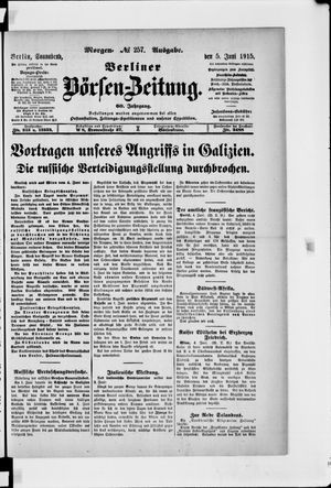 Berliner Börsen-Zeitung vom 05.06.1915
