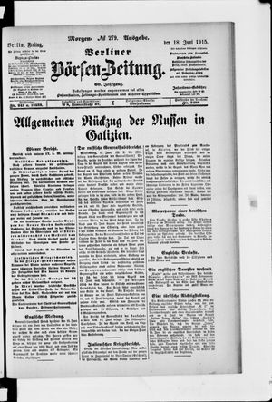 Berliner Börsen-Zeitung vom 18.06.1915