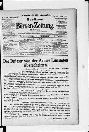 Berliner Börsen-Zeitung vom 24.06.1915