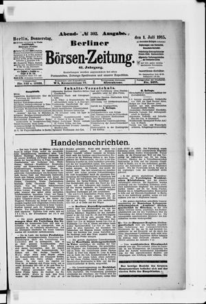 Berliner Börsen-Zeitung on Jul 1, 1915