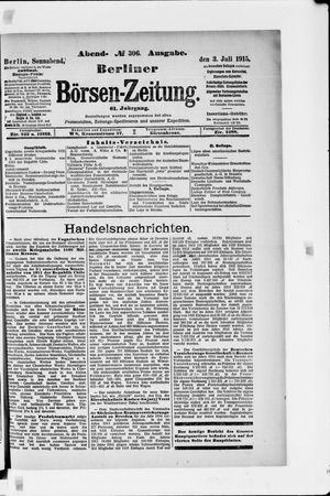 Berliner Börsen-Zeitung vom 03.07.1915