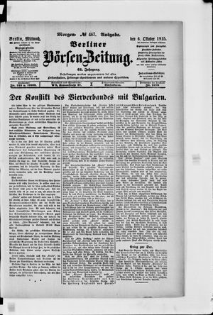 Berliner Börsen-Zeitung vom 06.10.1915