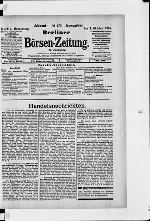Berliner Börsen-Zeitung vom 07.10.1915