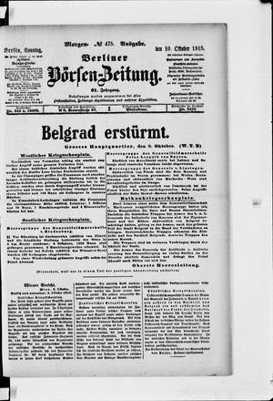 Berliner Börsen-Zeitung on Oct 10, 1915