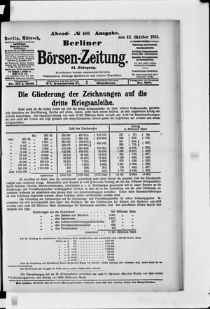 Berliner Börsen-Zeitung vom 13.10.1915