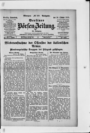 Berliner Börsen-Zeitung vom 30.10.1915