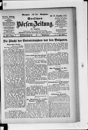 Berliner Börsen-Zeitung vom 12.12.1915