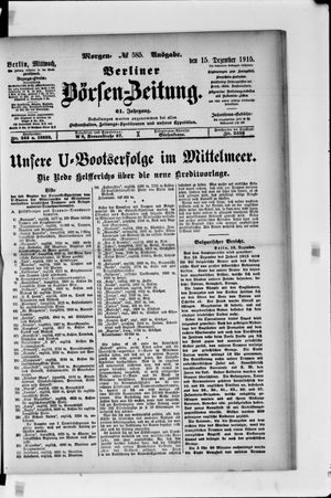 Berliner Börsen-Zeitung vom 15.12.1915