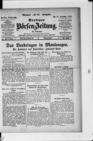 Berliner Börsen-Zeitung vom 16.12.1915