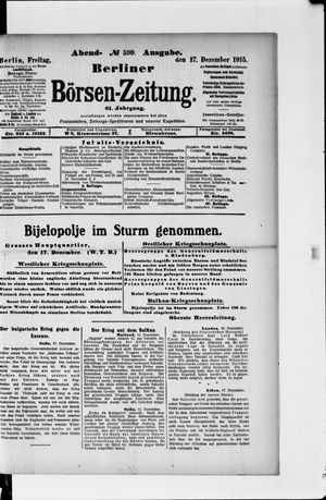 Berliner Börsen-Zeitung vom 17.12.1915