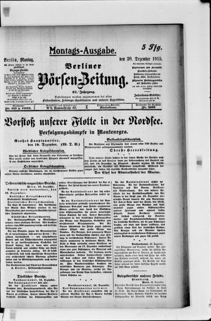 Berliner Börsen-Zeitung vom 20.12.1915
