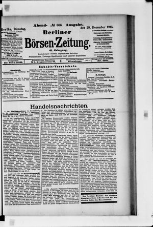 Berliner Börsen-Zeitung on Dec 28, 1915