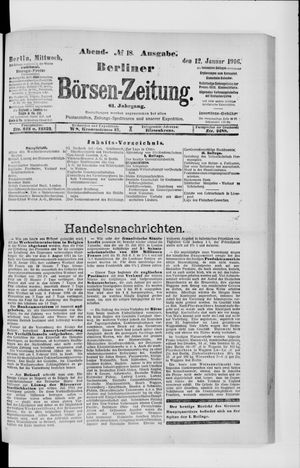 Berliner Börsen-Zeitung vom 12.01.1916