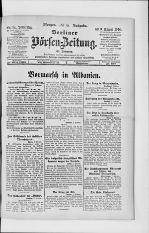 Berliner Börsen-Zeitung vom 03.02.1916