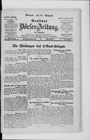 Berliner Börsen-Zeitung vom 03.03.1916