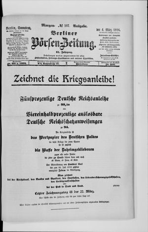 Berliner Börsen-Zeitung vom 04.03.1916