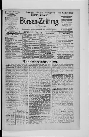 Berliner Börsen-Zeitung vom 06.03.1916