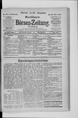 Berliner Börsen-Zeitung vom 11.03.1916