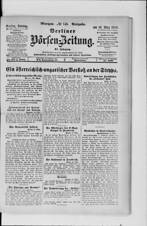 Berliner Börsen-Zeitung vom 26.03.1916