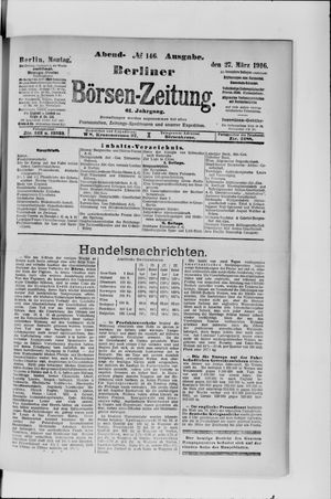 Berliner Börsen-Zeitung vom 27.03.1916