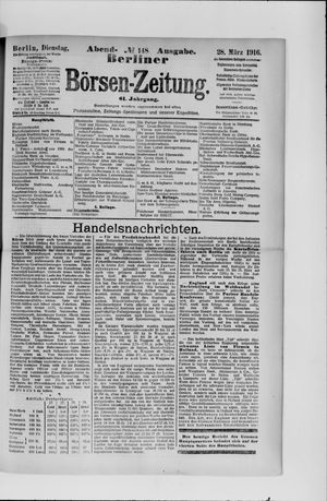 Berliner Börsen-Zeitung vom 28.03.1916