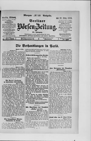 Berliner Börsen-Zeitung vom 29.03.1916
