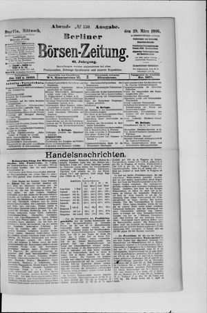 Berliner Börsen-Zeitung vom 29.03.1916