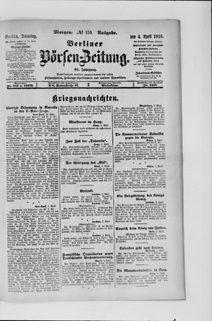 Berliner Börsen-Zeitung vom 04.04.1916