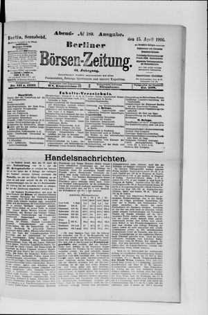 Berliner Börsen-Zeitung vom 15.04.1916