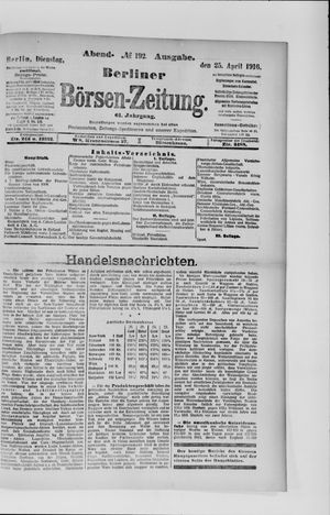 Berliner Börsen-Zeitung vom 25.04.1916