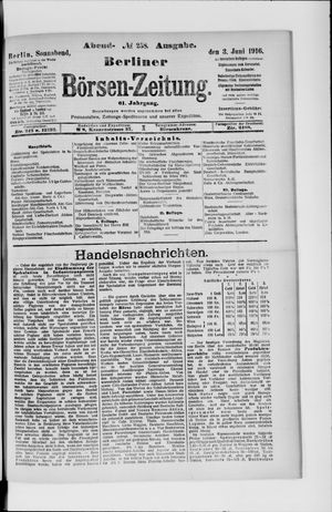 Berliner Börsen-Zeitung vom 03.06.1916