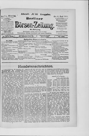 Berliner Börsen-Zeitung vom 06.06.1916