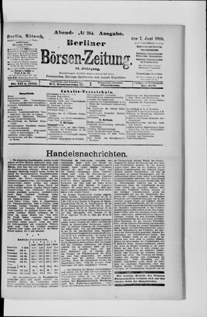 Berliner Börsen-Zeitung vom 07.06.1916