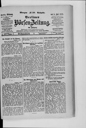 Berliner Börsen-Zeitung vom 05.07.1916