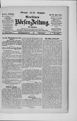 Berliner Börsen-Zeitung vom 12.07.1916