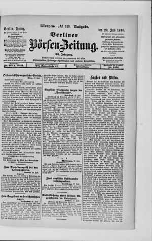 Berliner Börsen-Zeitung vom 28.07.1916
