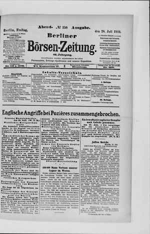 Berliner Börsen-Zeitung vom 28.07.1916