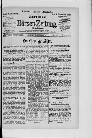 Berliner Börsen-Zeitung vom 08.11.1916