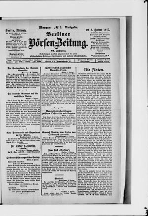 Berliner Börsen-Zeitung vom 03.01.1917