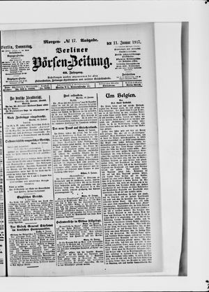Berliner Börsen-Zeitung vom 11.01.1917