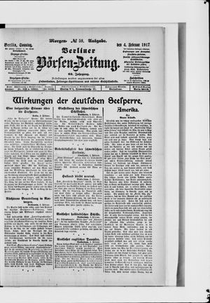 Berliner Börsen-Zeitung vom 04.02.1917