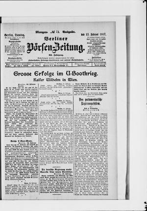 Berliner Börsen-Zeitung vom 13.02.1917