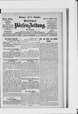 Berliner Börsen-Zeitung vom 16.02.1917