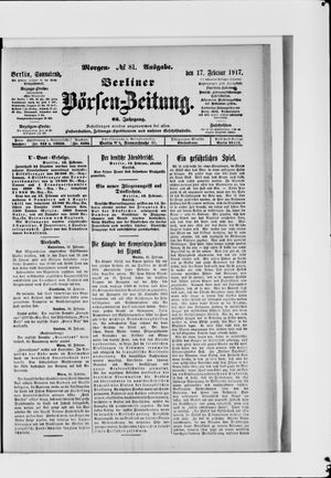 Berliner Börsen-Zeitung vom 17.02.1917
