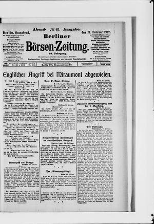 Berliner Börsen-Zeitung on Feb 17, 1917